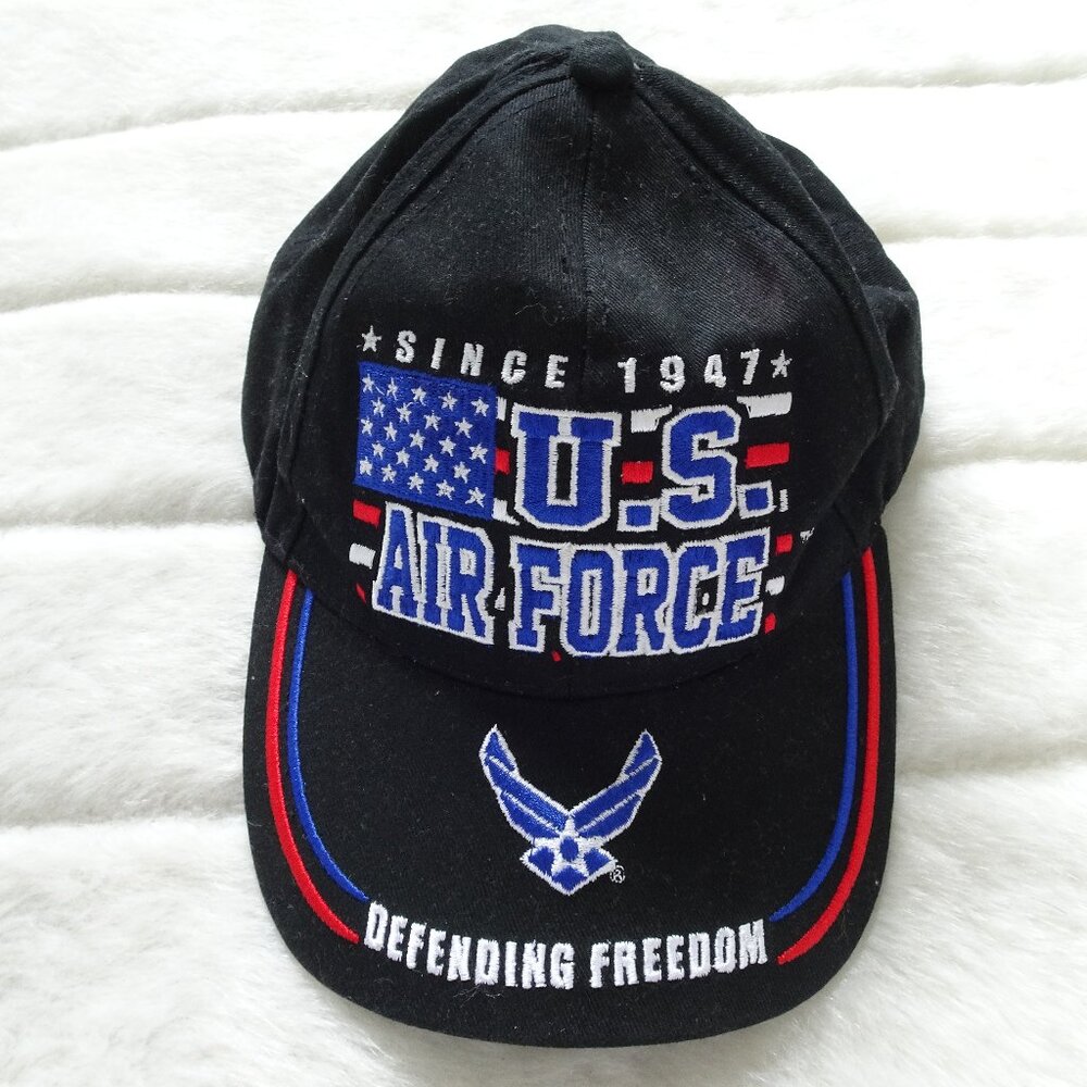 U.S. Air Force Cap Hat Men's Black OS